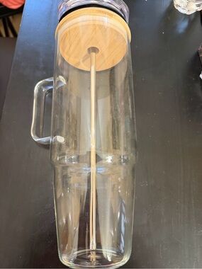 glass travel cup